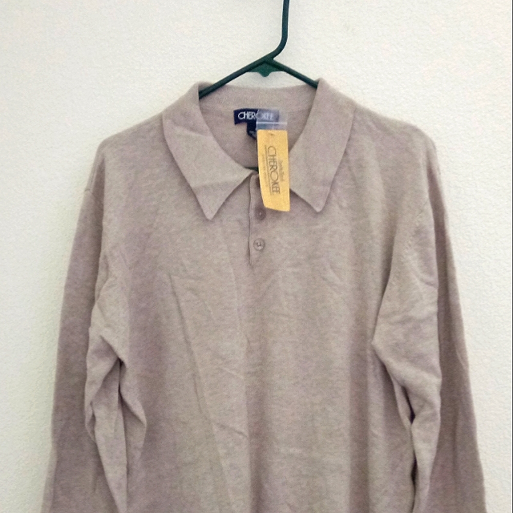 New. Cherokee, men's sweater